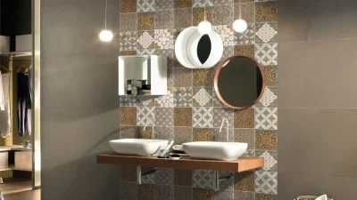 How to Pair Plain Tiles with Pattern Tiles for Balanced Bathroom Walls