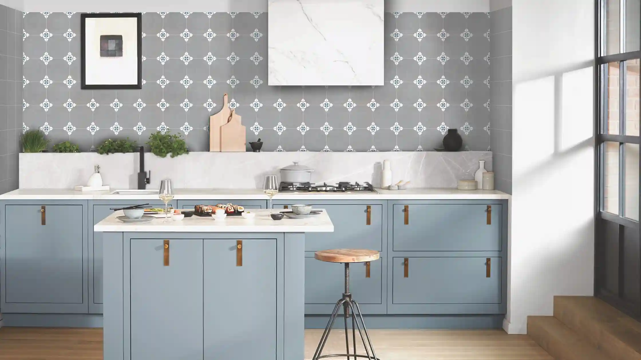 Dado kitchen tiles